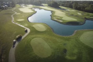 Heatherwoode Golf Course Drone Shot