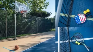 Ravenna Ohio VRBO basketball & pickleball court